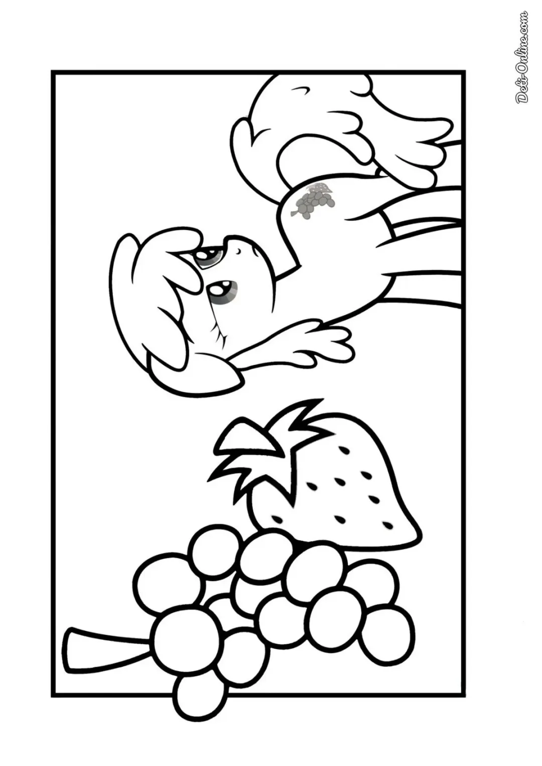 Пони и фрукты