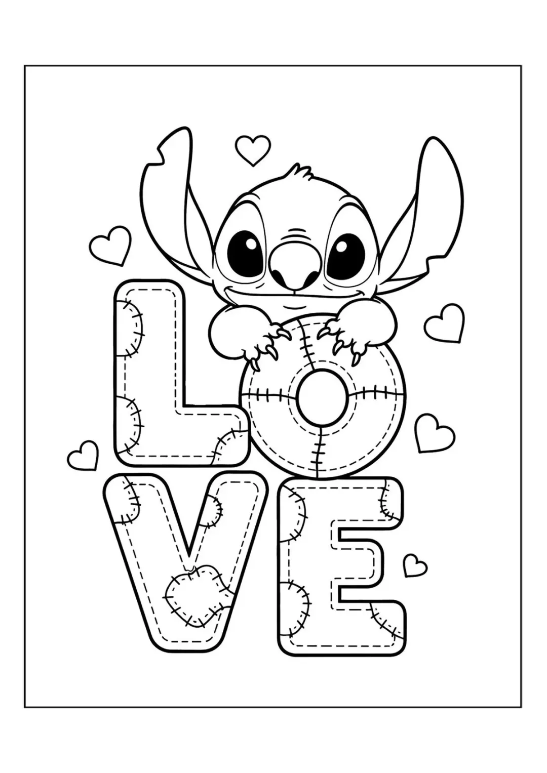 Стич & love