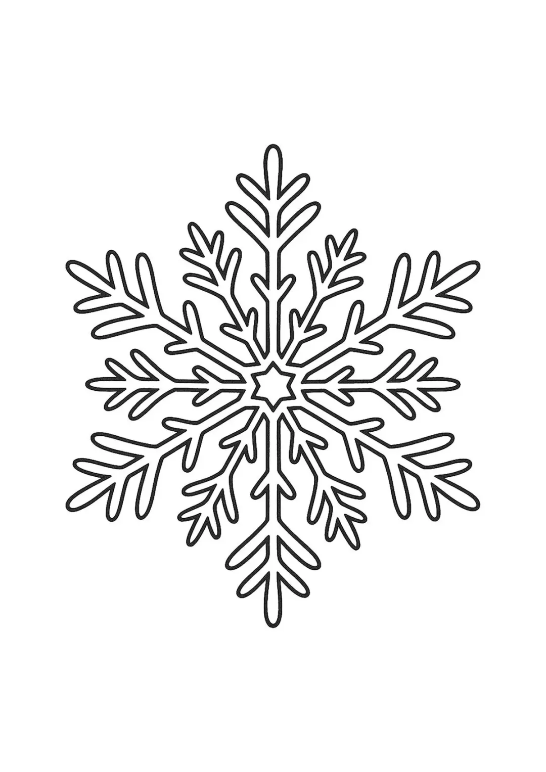 Снежинка на Новый год
