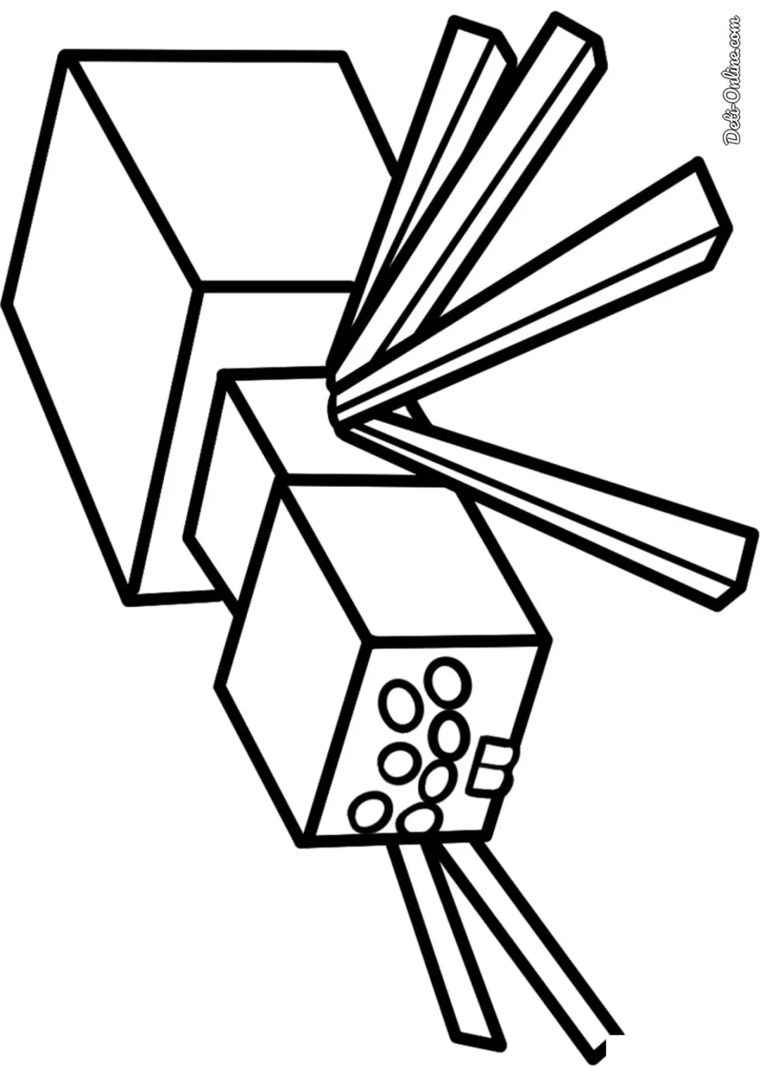 Паук Minecraft