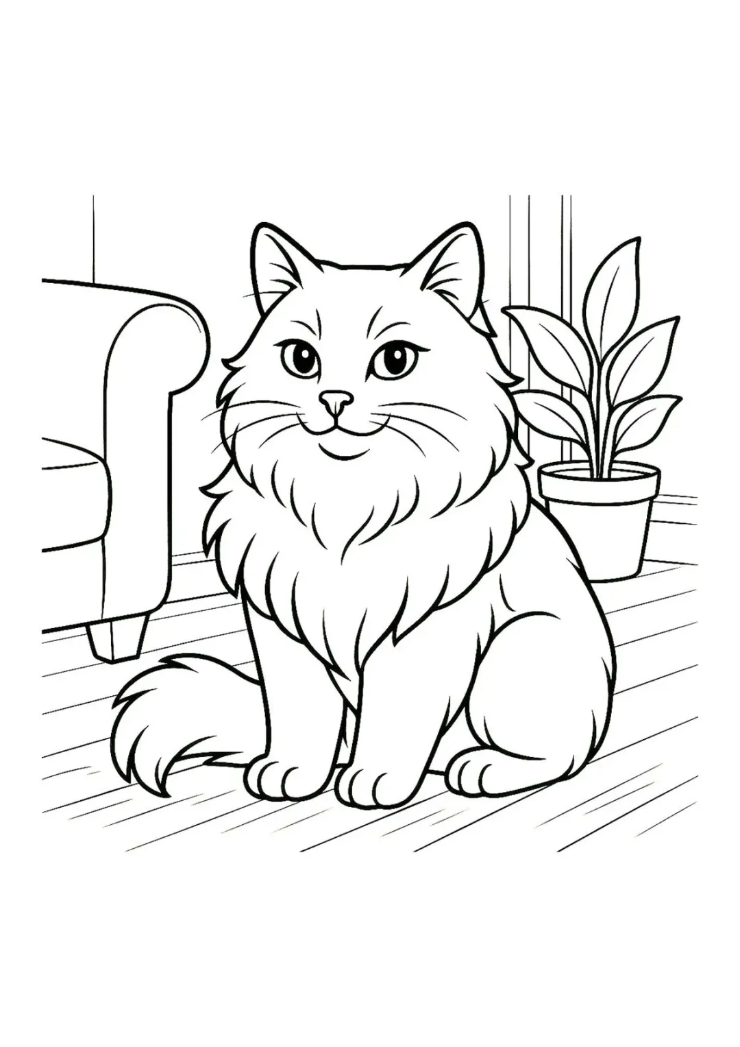 Шикарный домашний кот