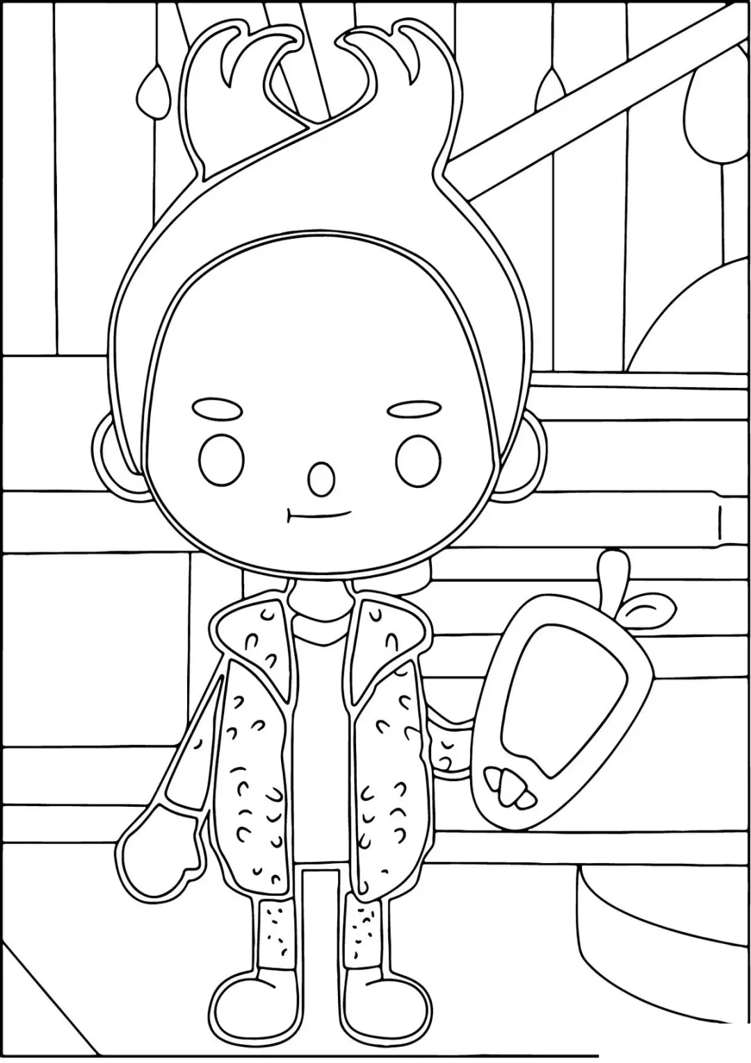 Toca Boca мальчик с телефоном