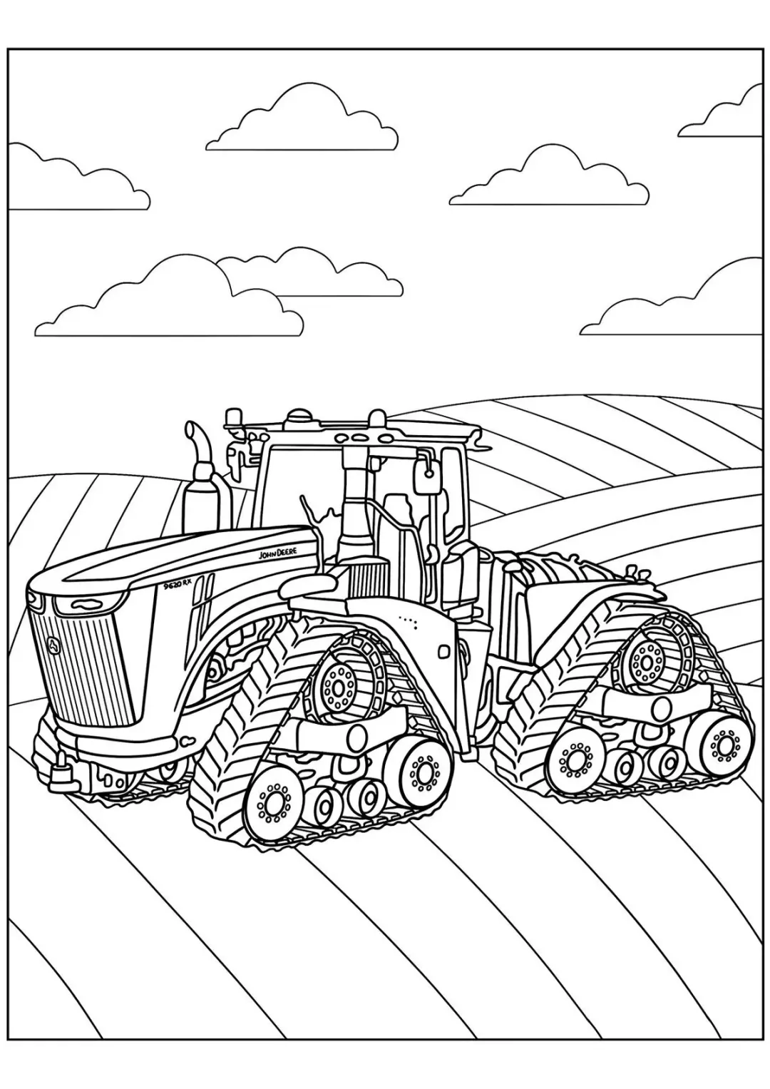 Трактор John Deere 8RX