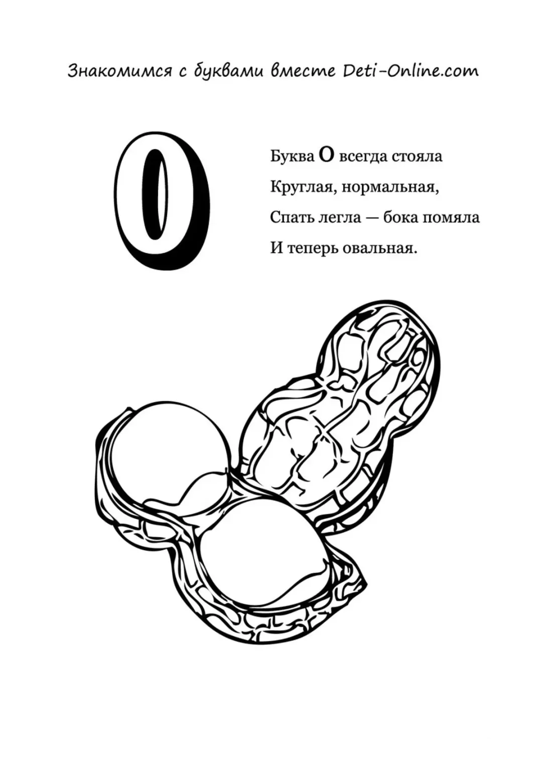 Буква О - Орехи