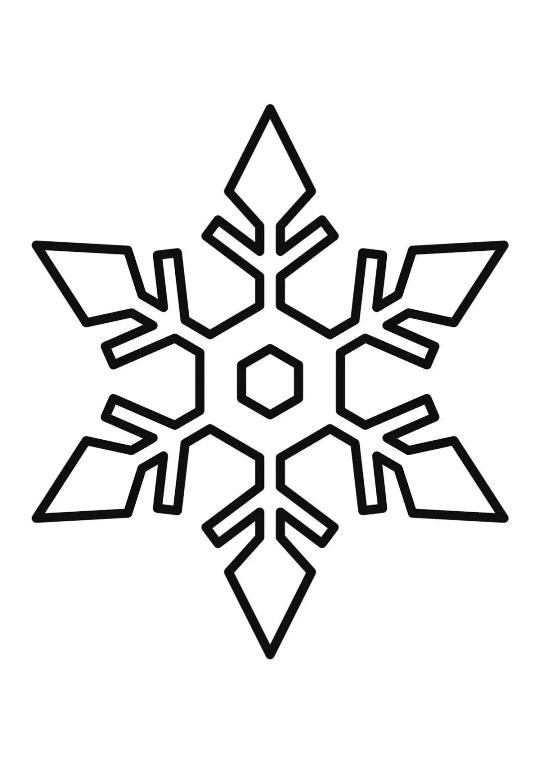 Остроконечная снежинка