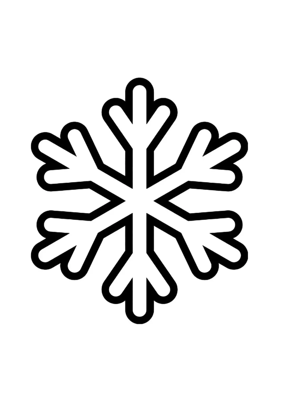 Снежинка для маленьких детей