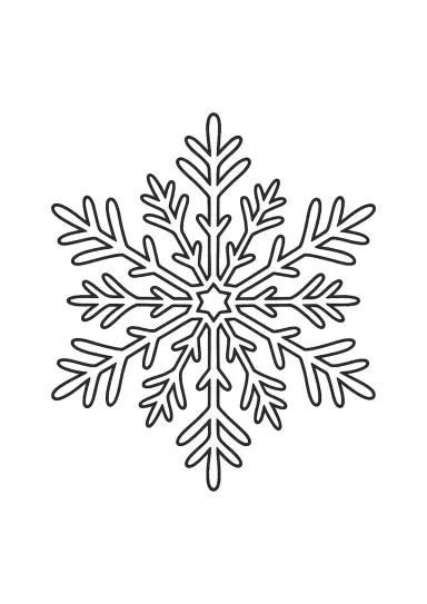 Снежинка на Новый год
