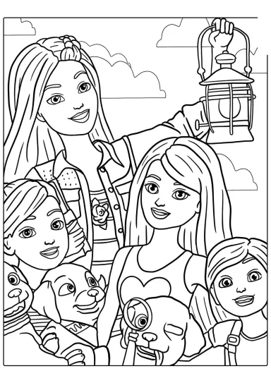 Барби и девочки