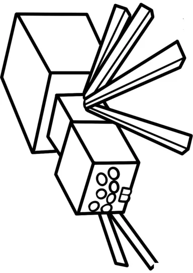 Паук Minecraft