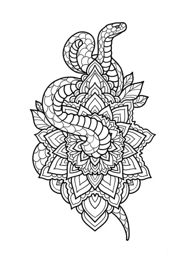 Мандала змея