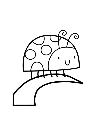 Божья коровка на листике