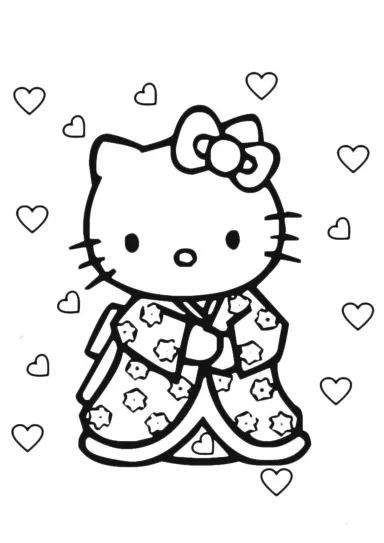 Kitty в кимано