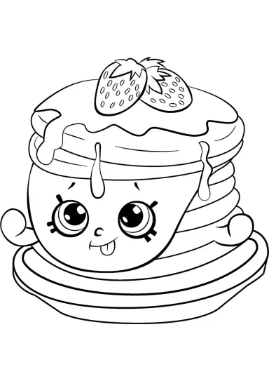 Шопкинс Клубничные блинчики