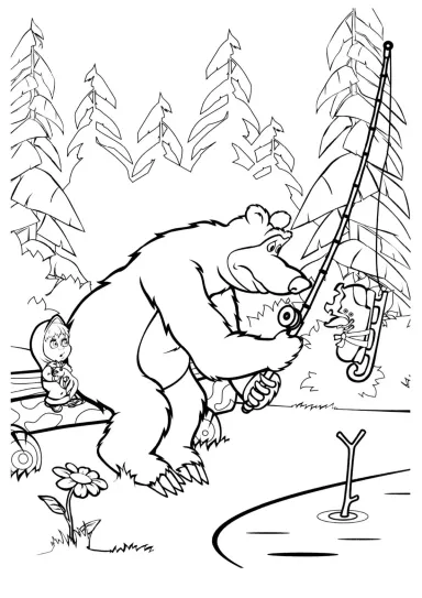 Неожиданный улов медведя