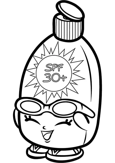 Шопкинс Солнцезащитный крем