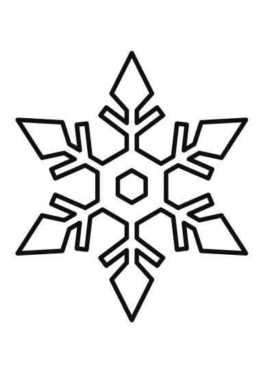 Остроконечная снежинка