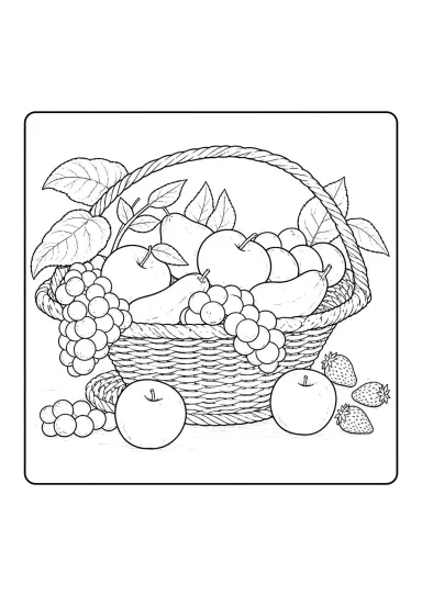 Корзинка с фруктами