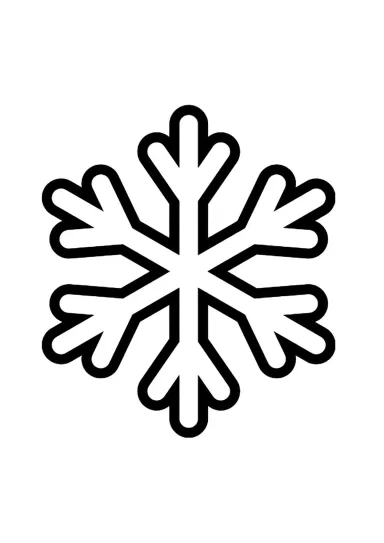 Снежинка для маленьких детей