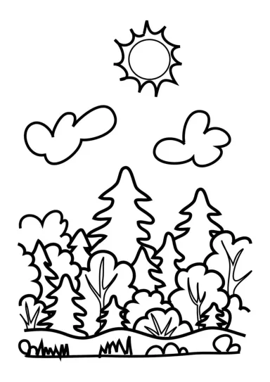 Лес