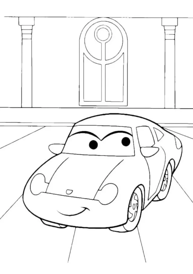 Салли (Sally Carrera) на стоянке
