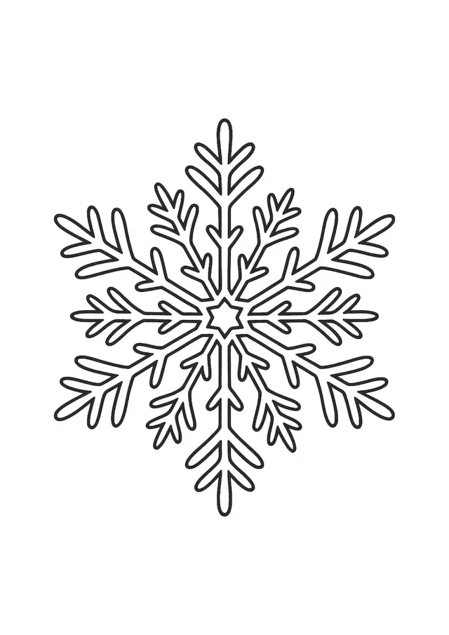 Снежинка на Новый год