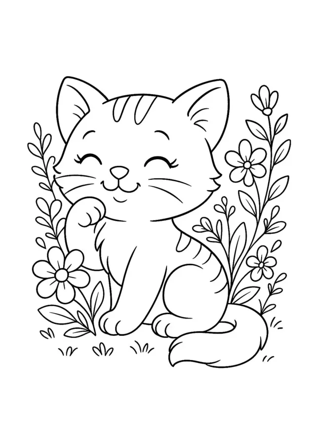Ласковый котенок