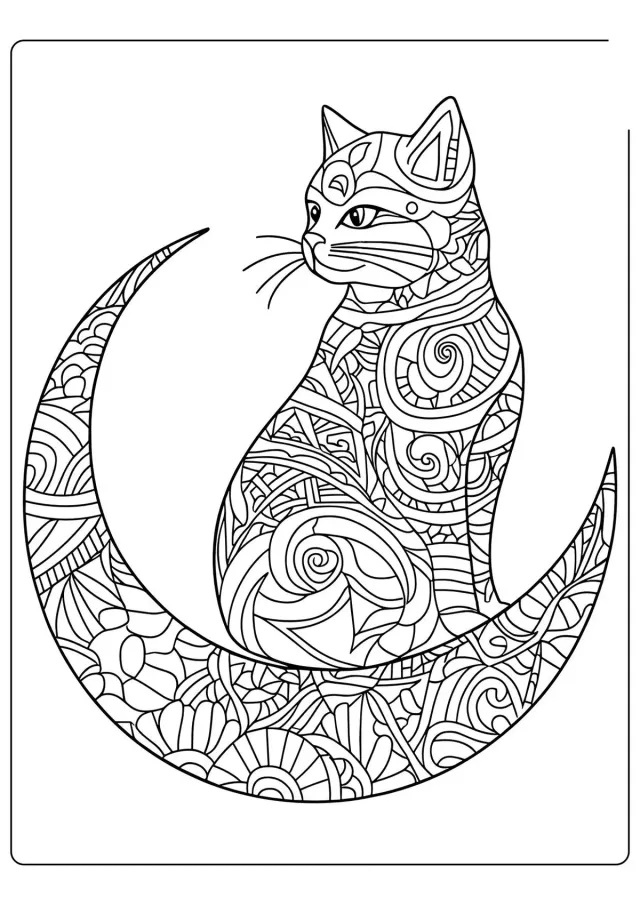 Кот на Луне