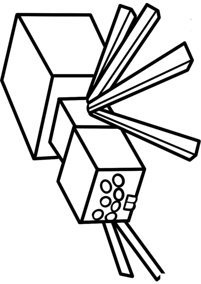 Паук Minecraft