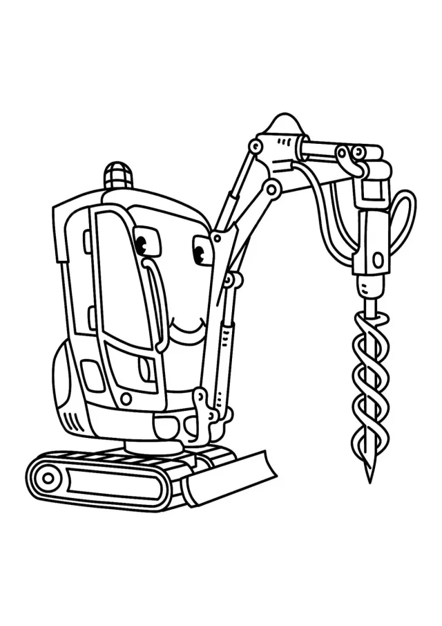 Маленькая бурильная машина
