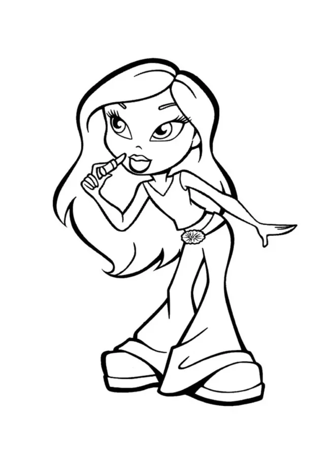 Bratz красит губки