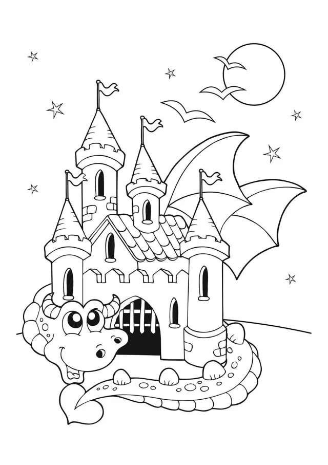 Прекрасный замок дракона