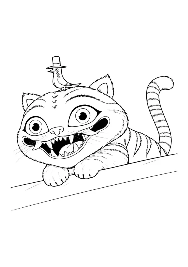 Тигр Дерпи и сорока Сусси из Хантрикс