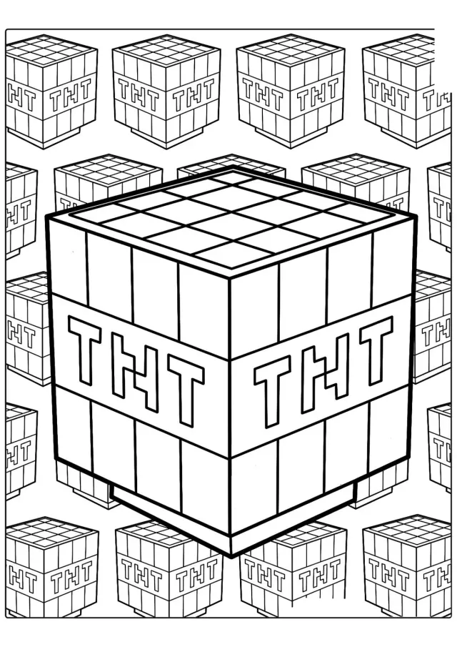 Майнкрафт динамит TNT