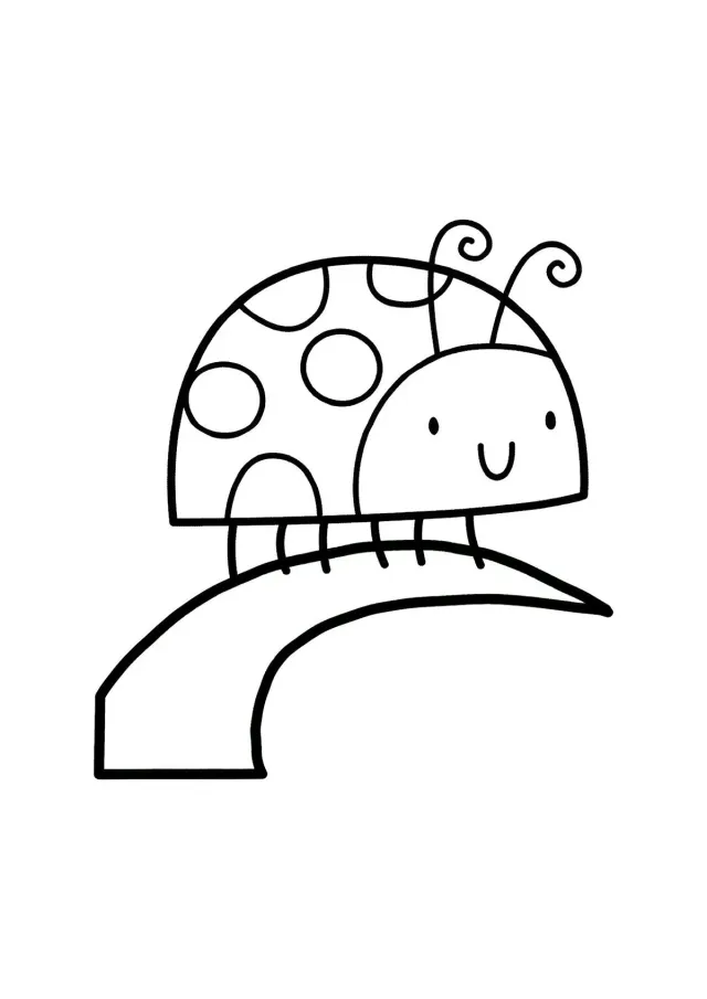 Божья коровка на листике