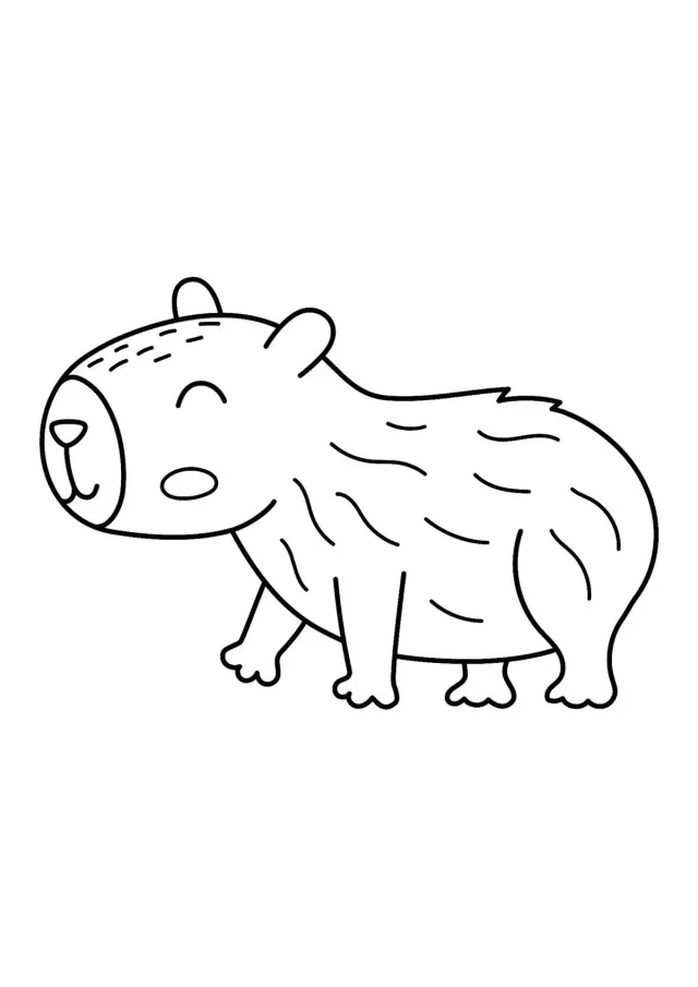Капибара для малышей