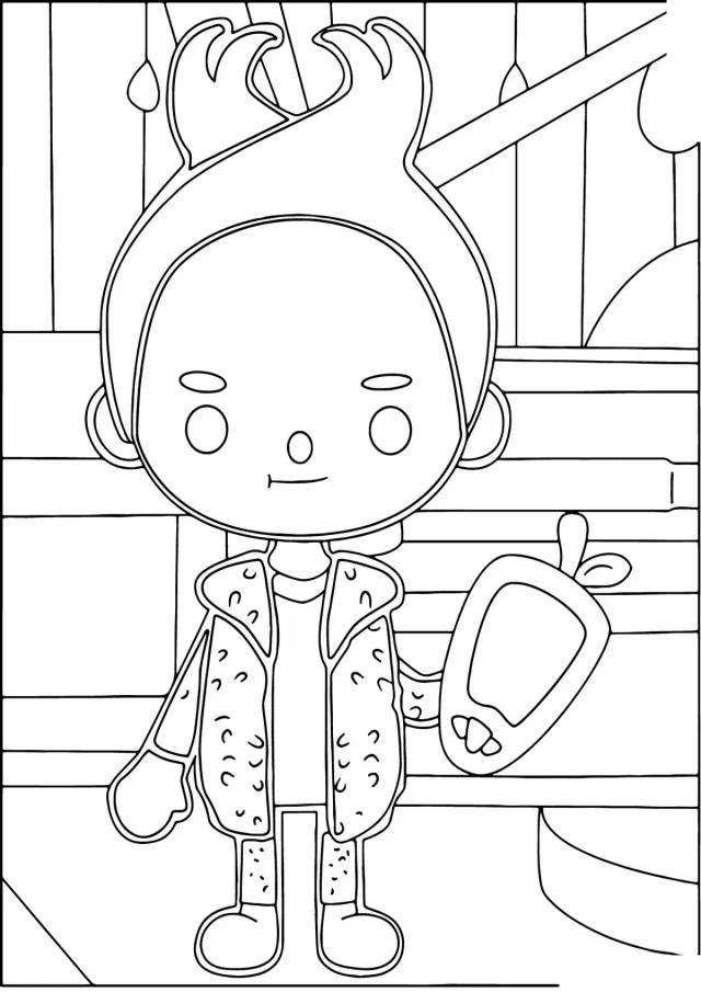 Toca Boca мальчик с телефоном