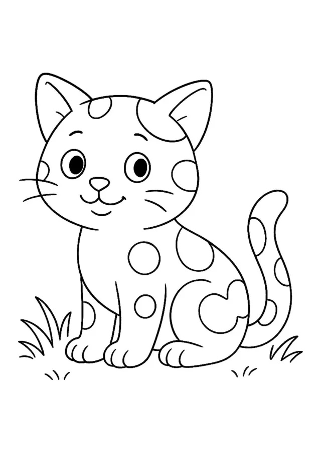 Пятнистая кошка