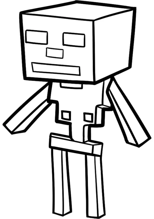 Скелет Minecraft