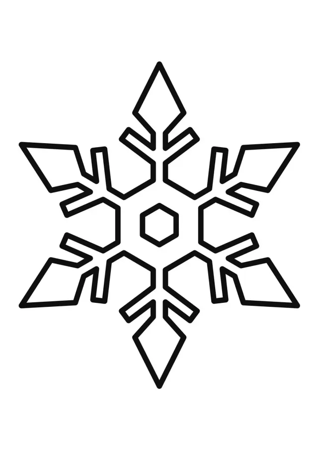Остроконечная снежинка