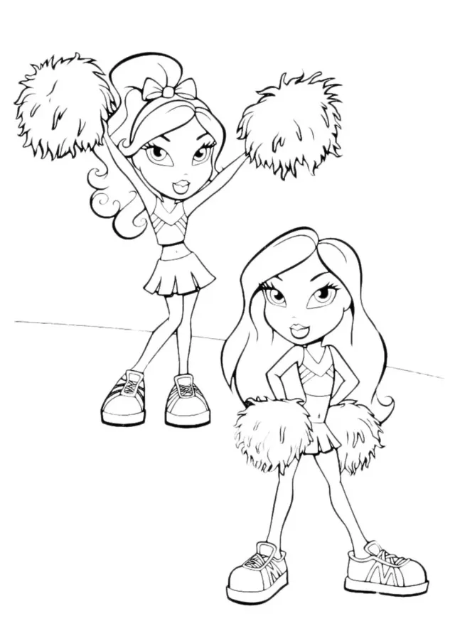 Bratz на тренировке