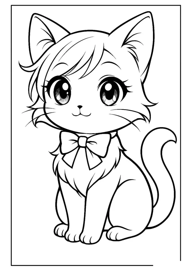 Красивая кошка