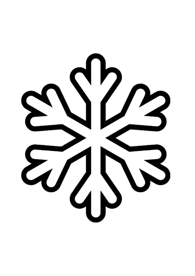 Снежинка для маленьких детей