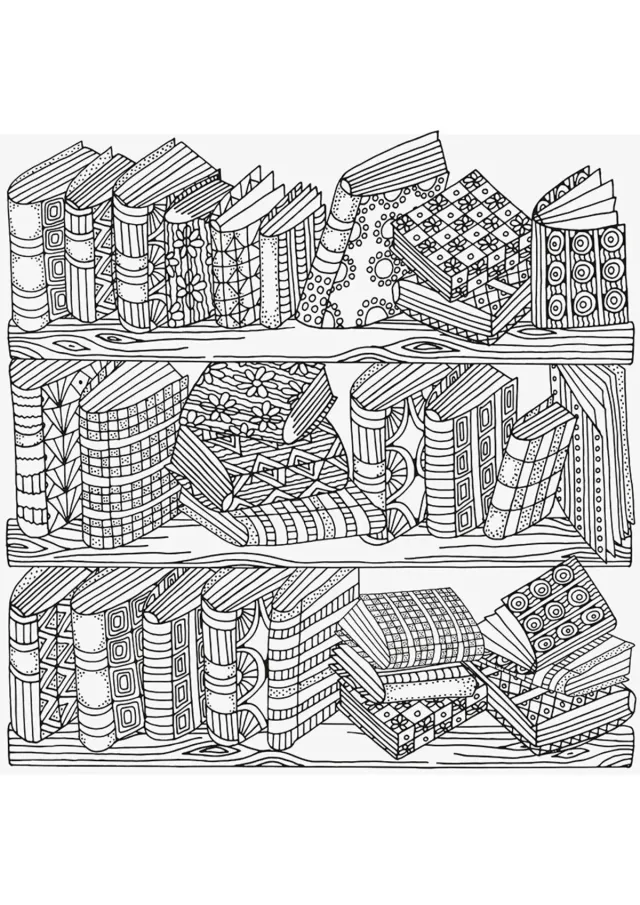 Антистресс Книжные полки