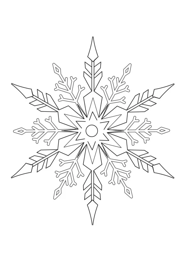 Чудесная снежинка