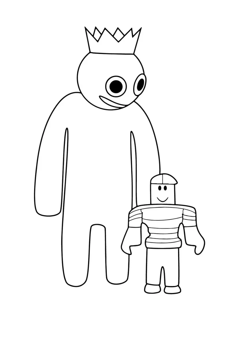 Синий и игрок