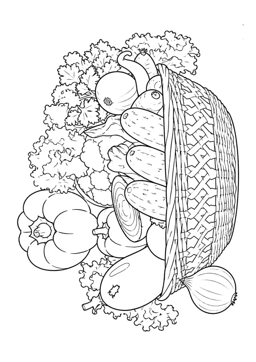 Корзина овощей