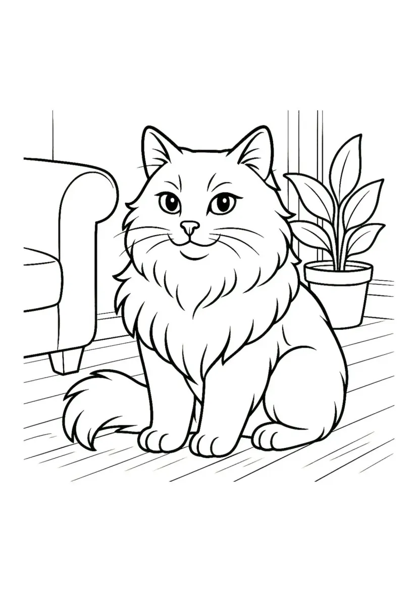 Шикарный домашний кот