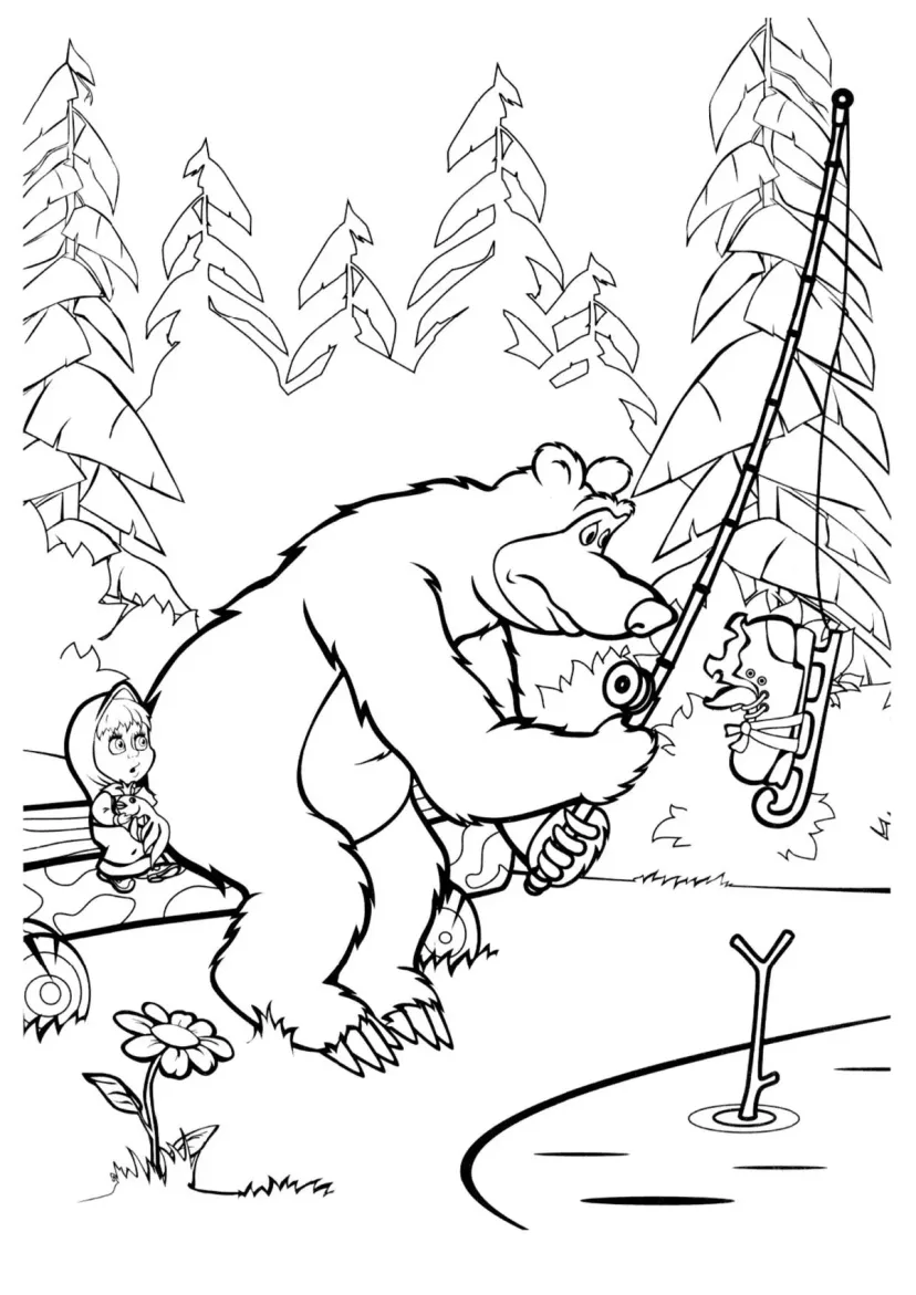 Неожиданный улов медведя