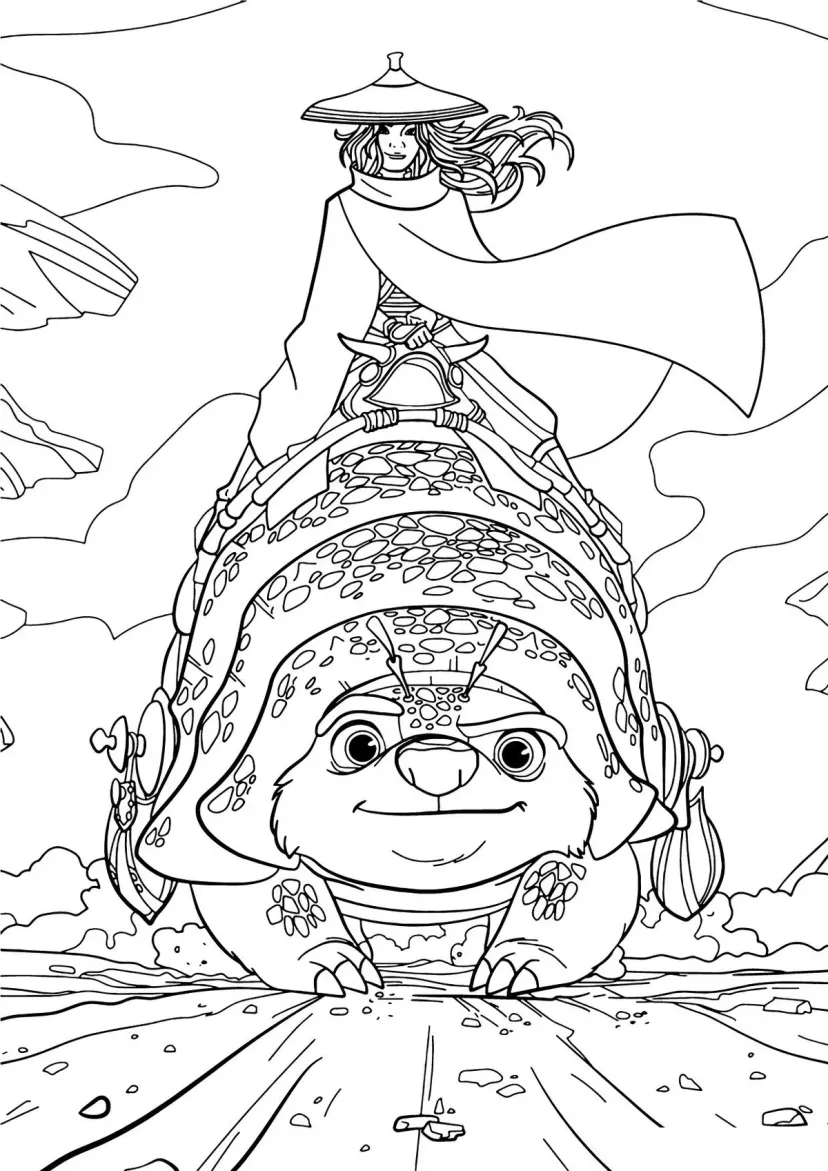 Райя верхом на Тук Туке