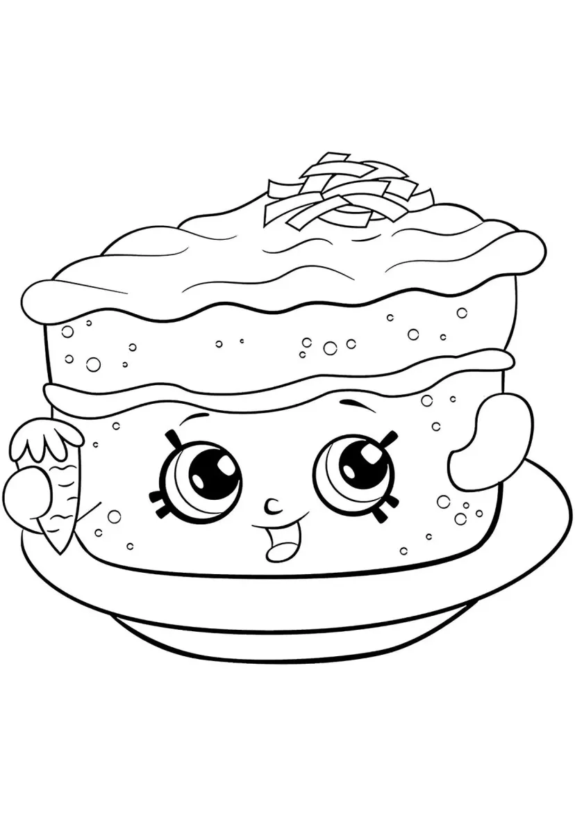 Шопкинс Морковный торт